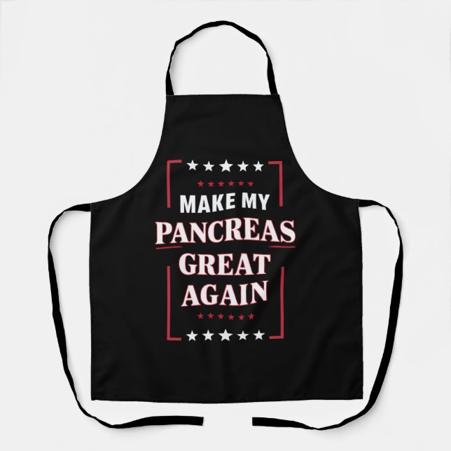 Tablier Faisons Mon Pancréas Grand Encore Sensibilisation  (Recto)