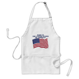 TABLIER FAIT AUX ÉTATS-UNIS D'AMÉRIQUE!