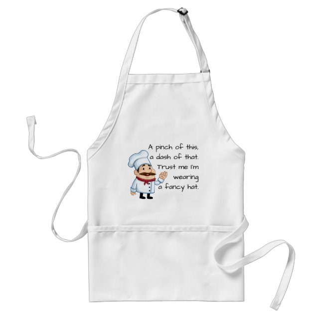 Tablier Faites confiance au chef (Devant)