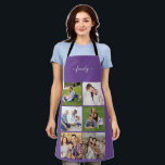 Tablier Famille Collage de photos 6 personnalisées, Texte<br><div class="desc">Espace photo personnalisable, Collage photo Les cadeaux pour lui ou elle sont le cadeau parfait pour un couple, grands-parents, mariage, anniversaire, bébé, Noël, Saint Valentin, jour de la Saint Valentin, jour de la mère ou fête des pères! Ils font aussi un grand cadeau entre amis. *** si vous rencontrez un...</div>