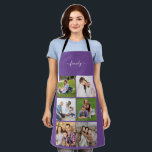 Tablier Famille Collage de photos 6 personnalisées, Texte<br><div class="desc">Espace photo personnalisable, Collage photo Les cadeaux pour lui ou elle sont le cadeau parfait pour un couple, grands-parents, mariage, anniversaire, bébé, Noël, Saint Valentin, jour de la Saint Valentin, jour de la mère ou fête des pères! Ils font aussi un grand cadeau entre amis. *** si vous rencontrez un...</div>