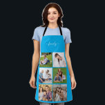 Tablier Famille Collage de photos 6 personnalisées, Texte<br><div class="desc">Espace photo personnalisable, Collage photo Les cadeaux pour lui ou elle sont le cadeau parfait pour un couple, grands-parents, mariage, anniversaire, bébé, Noël, Saint Valentin, jour de la Saint Valentin, jour de la mère ou fête des pères! Ils font aussi un grand cadeau entre amis. *** si vous rencontrez un...</div>