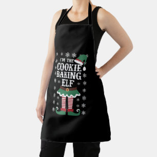 Tablier Famille Correspondant Le Cookie Baking Elf Noël