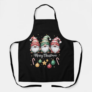 Tablier Famille de lutins de Noël Gnome Noël Correspondant