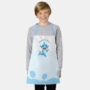 Tablier Famille de requins heureux