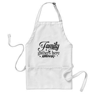 Tablier Famille Rassembler Ici Chaleureux Cadeau Ménage