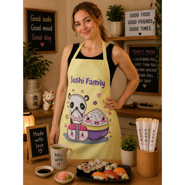 Tablier Famille Sushi (Créateur téléchargé)