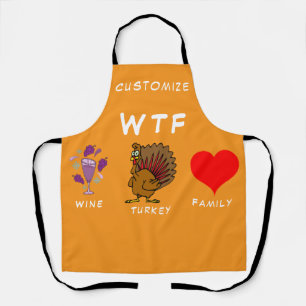 Tablier Famille WTF Wine Turkey Thunder_Cove