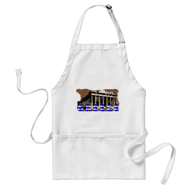 Tablier Fantastique Grèce Parthénon Acropole Monde Apron (Devant)
