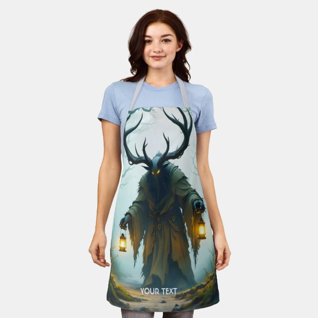 Tablier Fantastique Mignon Colossal Behemoth Sombre (Porté)