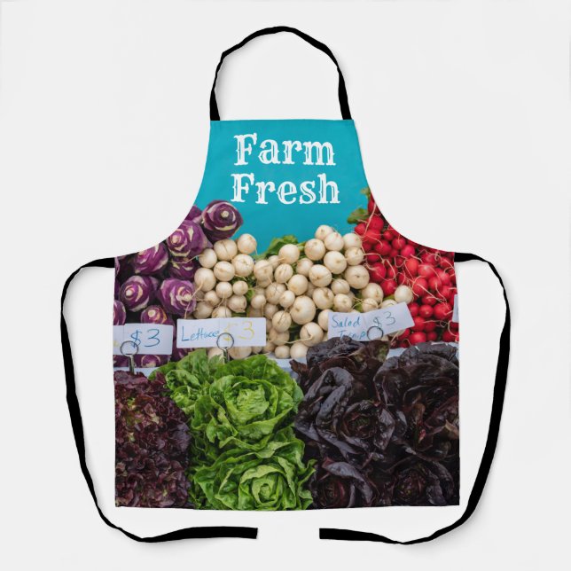 Tablier Farmer's Market Farm Fresh Art Apron (Recto)