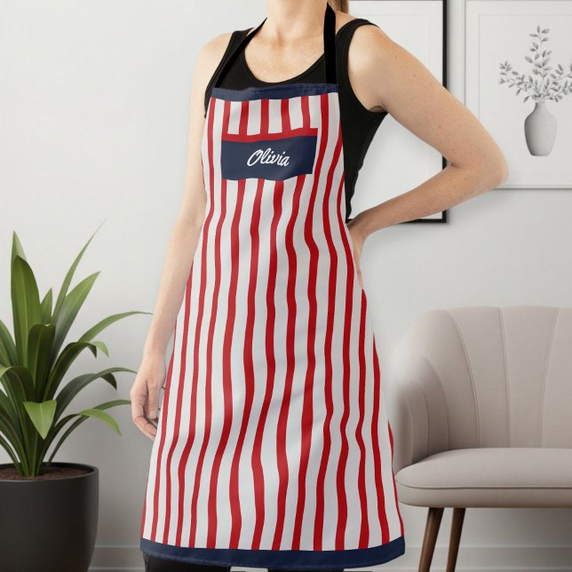 Tablier Fashionable Long Patterned Apron for Men and Women (Créateur téléchargé)