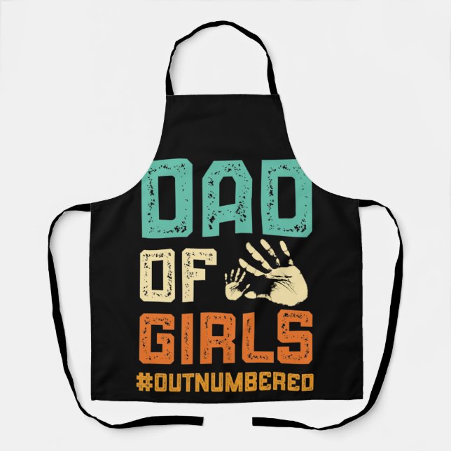 Tablier Father's Day Gift from Daughters Dad of Girls (Recto)