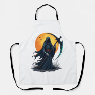Tablier Faucheur avec Faux � Chemise effrayante d'Hallowee