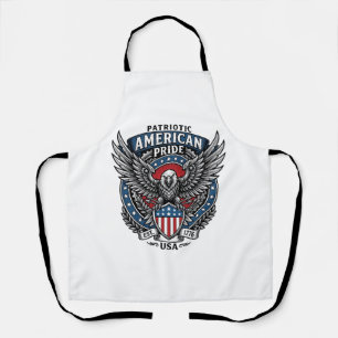 Tablier Faucon de bataille patriotique Aigle et faucon pat