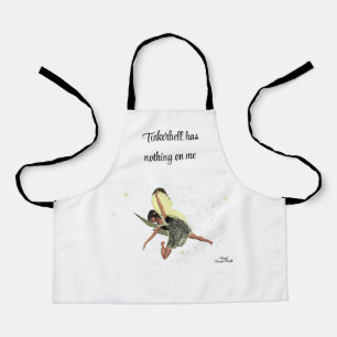 Tablier Fée Fée avec ailes Jaunes Citation Enfants Apron