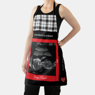 Tablier Félicitations Tante Sonogramme Bébé Bientôt