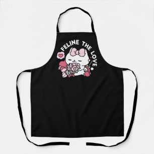 Tablier Feline the Love - Design de chat de la belle Valen