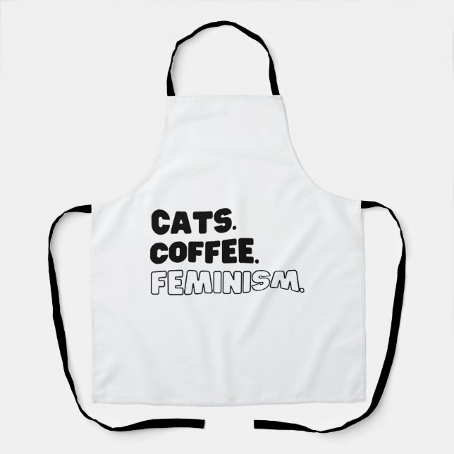 Tablier Féminisme du café des chats (Recto)