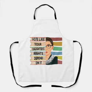 Tablier Feministe Ruth Bader Ginsburg RBG Citation Girl Wi