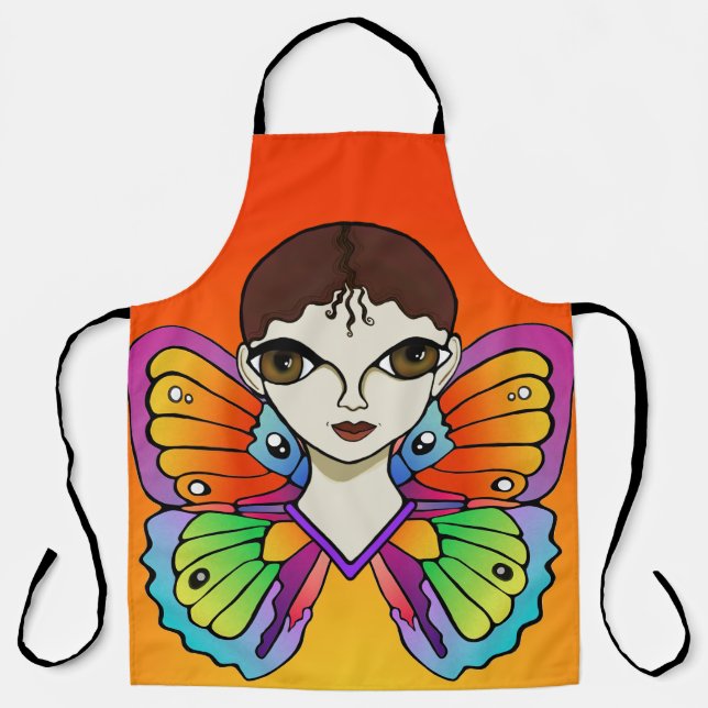 Tablier Femme Aux Ailes Papillon (Recto)