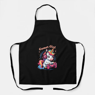 Tablier Femme Gamer Girl Unicorn Débardeur