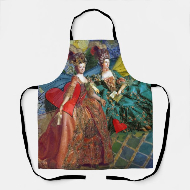 Tablier Femme Papillon Capricieuse Gémeaux Gothique Classi (Recto)