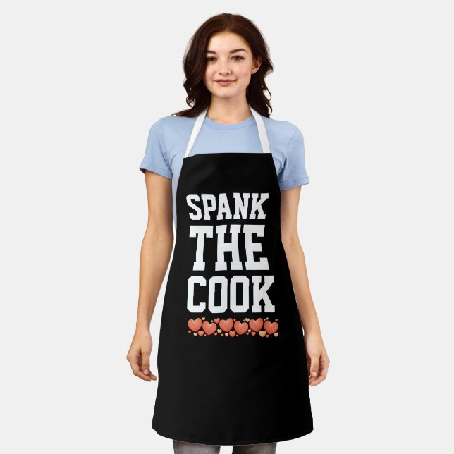 Tablier FEMME PASSER LA CUISINE DE CUISINE Apron (Porté)