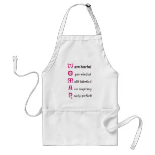 Tablier FEMME plaisir texte attitude positive