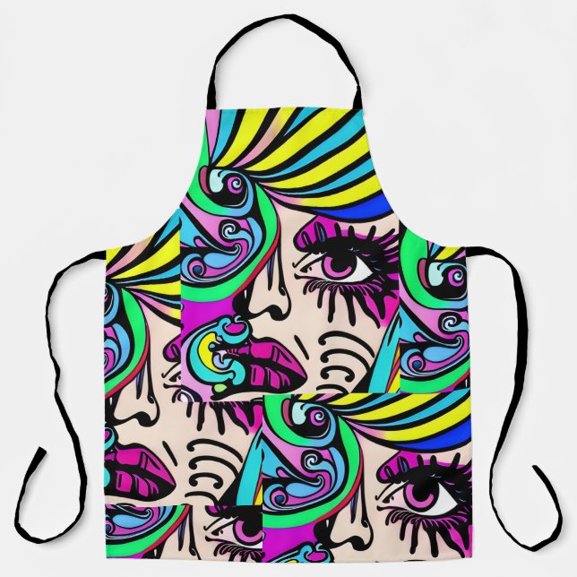 Tablier femme psicodelico (Recto)