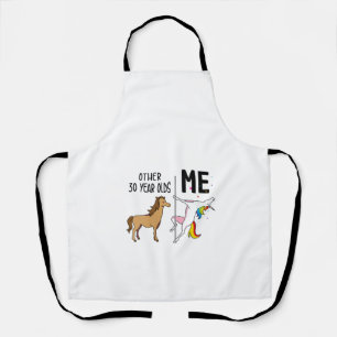 Tablier Femmes Autre Licorne 30 Ans Anniversaire Et Moi