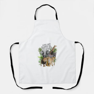 Tablier FEMMES Sauvons Zoo Animaux Safari Party A D