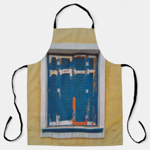 TABLIER FENÊTRE BLEU