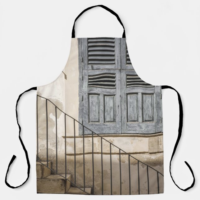 TABLIER FENÊTRE EN BOIS GRIS (Recto)