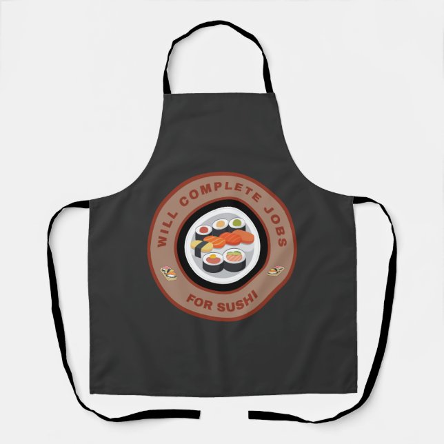 Tablier Fera les tâches pour Sushi (Recto)