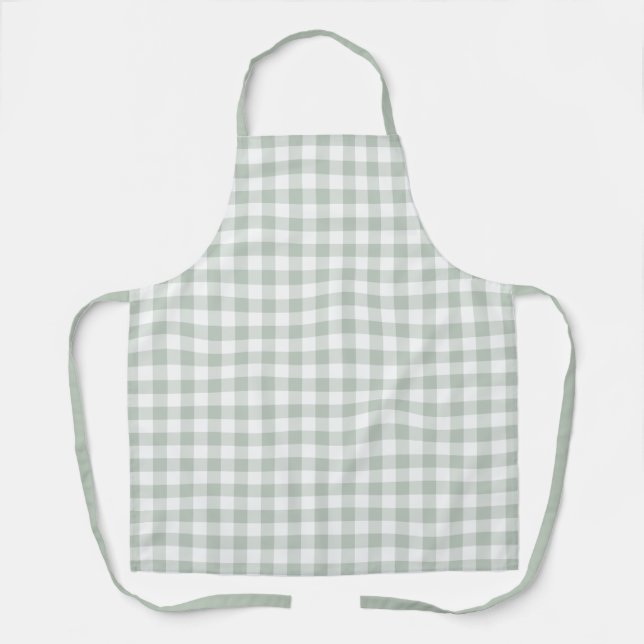 Tablier Ferme de Sage En vichy Apron (Recto)