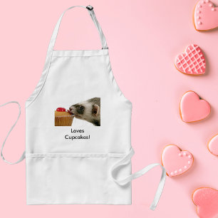 Tablier Ferrets Love Cupcakes