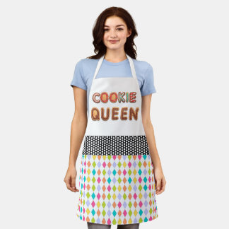 Tablier Festif Alphabet Cookie Queen