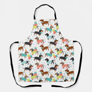 Tablier Fête d'anniversaire de Dachshund