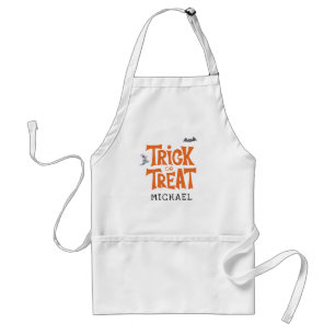 Tablier Fête d'anniversaire Halloween sur mesure « Trick o