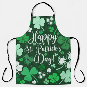 Tablier Fête de la Saint-Patrick shamrock