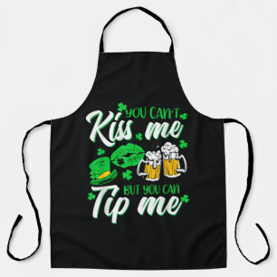 Tablier Fête de la Saint-Patrick Shamrock chanceux