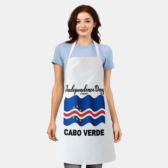 Tablier Fête de l'Indépendance du Cabo Verde (Porté)