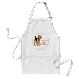 Tablier Fête des Mères Airedale Terrier