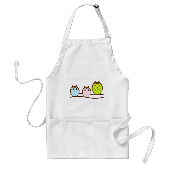 Tablier Fête des mères Cuisine Apron Owl (Devant)