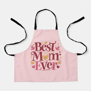Tablier Fête des Mères Meilleure Maman de tous les temps