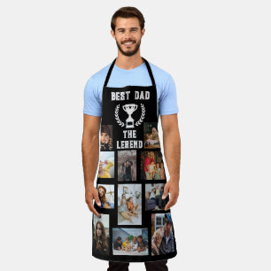 Tablier Fête des pères Apron, Famille Photo Collage Meille