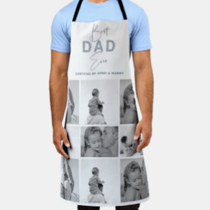 Tablier Fête des pères Meilleur Père Jamais Photo Collage