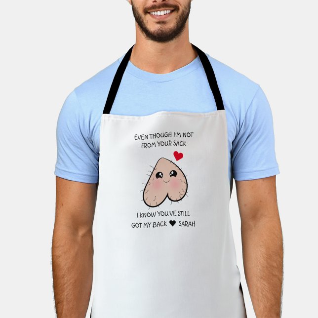 Tablier Fête des pères papa pas drôle (Créateur téléchargé)