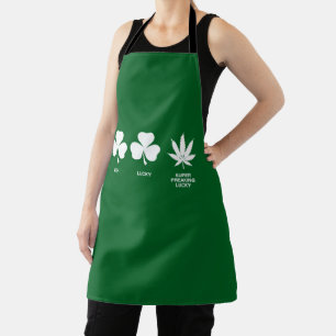 Tablier Fête drôle de la Saint-Patrick pour les gars 
